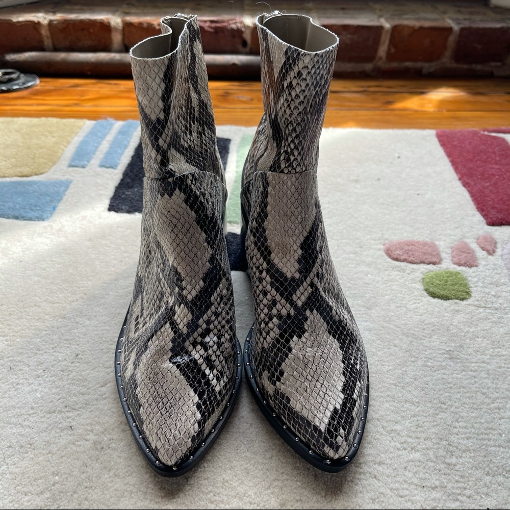 Treasure And Bond Farrah Python Snakeskin Embosse… - image 2